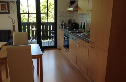 Ohlhof Apartment | Quiet town near comfortable apartment with terrace in Goslar/Ground
