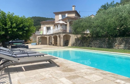 Saint-Andre-Lachamp Villa | Quiet villa with pool, ideal for families
