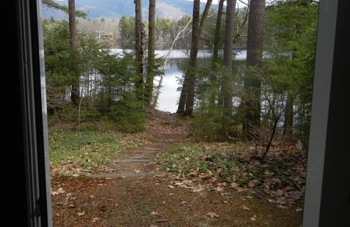Moultonborough House | Quiet waterfront home on Lees Pond with Ossipee Mountain views.