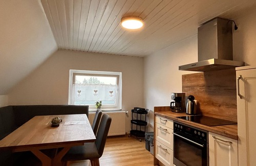Hohenberg a.d.Eger Apartment | Quietly located, modern vacation apartment - with hot tub & sauna for an extra charge