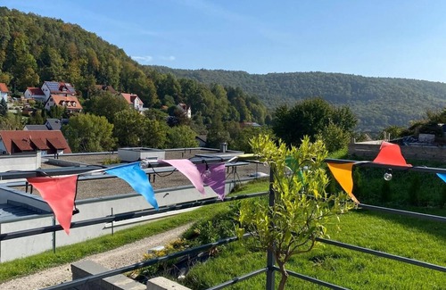 Unterleinleiter House | Quietly located vacation home in the heart of Franconian Switzerland with sauna and pool