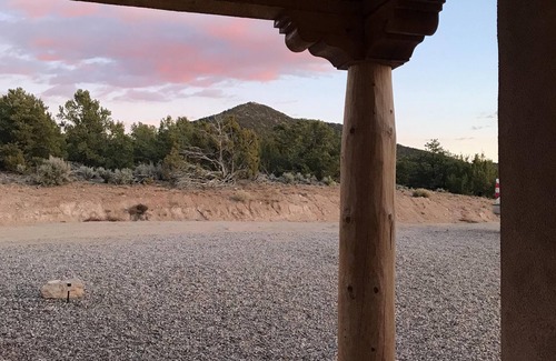 Taos House | Quit & Private nestled in a Pinion and Juniper forest. Monthly rentals only.