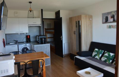 Font-Romeu-Odeillo-Via Apartment | Résidence Les ISARDS Studio cabine rénové - vue Montagne