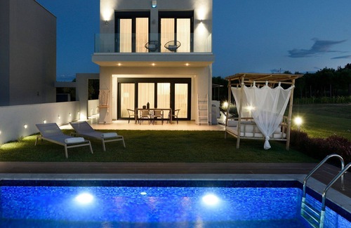 Kassandra Villa | R 1230 Izador Villa with Sea view, private pool & Welcome Basket on arrival
