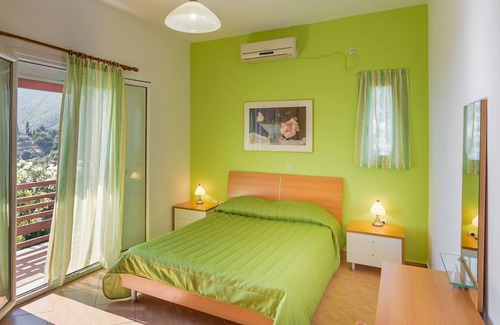 Lavreotiki Villa | R 1302 Anker Red Villa With Safe Deposit Box, Sea view & Sofa Bed