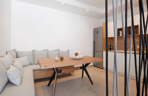 Exo Gialos Villa | R 1474 Aqua with Bottle of Wine upon Arrival, Garden View & Sea view.