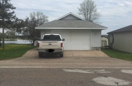 Sault Ste. Marie House | Ranch style, waterfront property! Great for boat watchers. Freighters galore!