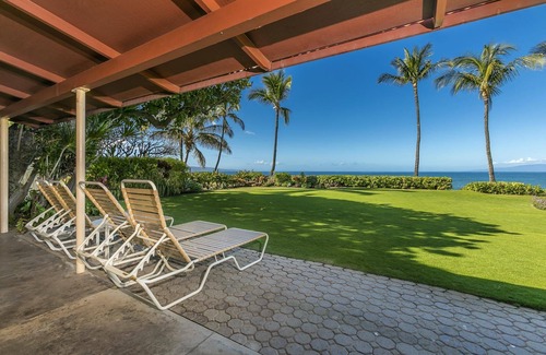 Kihei Villa | Rare Find! Ocean and Beach Front Cottage!