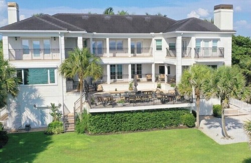 Nokomis House | Rare private beachfront estate on Gulf of Mexico.