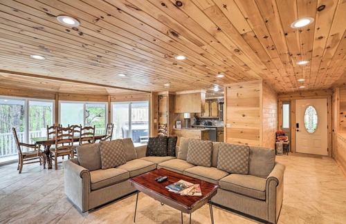 Zirconia Cabin | Raven Rock - 31 Acres, HOT TUB, Stream, fire Pit, Private, High Speed Internet