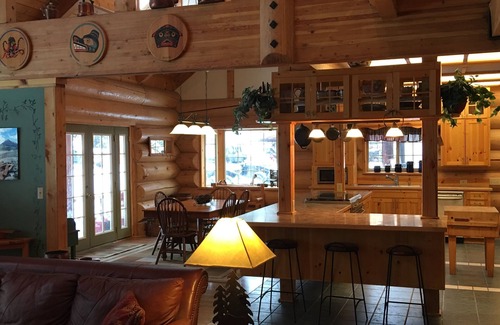 Crown Point House | Real Alaskan Riverfront Log home