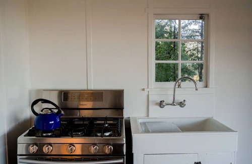 Mill Valley Cabin | Redwood Forest Bungalow In Town with Deck Views