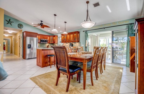 Coury House | Reel 'Em In: Your Beautiful KCB Retreat, Private Pool, Dock, Tiki Hut, Cabana Club & Dog-Friendly!