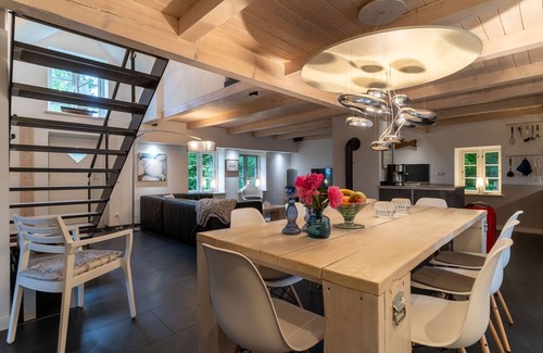 Westerhever Villa | Reetgedecktes Ferienhaus in Westerhever mit Sauna