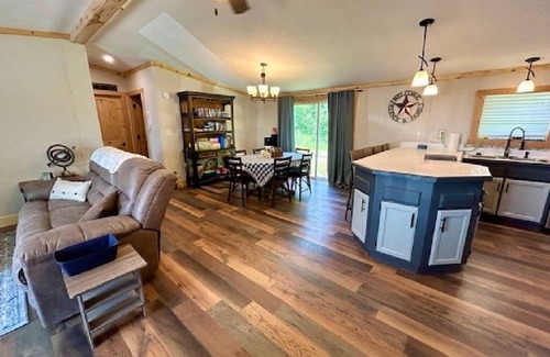 Clayton House | Reflections Retreat on Lake Magnor in Clayton, WI with beautiful lake view