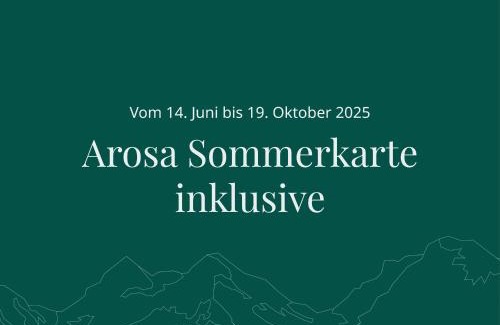 Arosa Apartment | Rehwiesa A11 by Arosa Vacations, Direkt vor der Skipiste & mit Pool