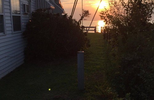Silver Beach Cottage | Relax and Renew on your private deck overlooking the Chesapeake Bay