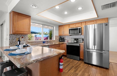 North Mountain House | Relax by the pool at our Moon Valley Retreat, with games, outdoor grill and more