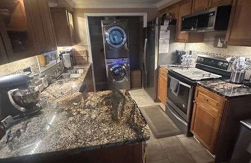 Pocatello Apartment | Relax in a serene patio oasis & a rejuvenating massage chair after a long day!