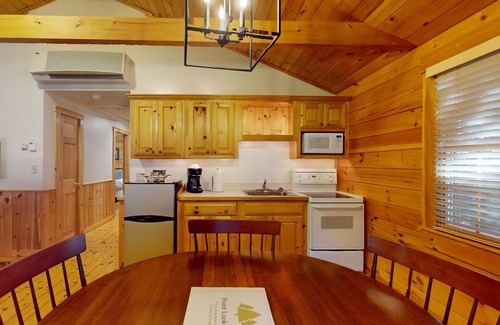 Northport Cabin | Relax in a two-bedroom cabin with fireplace, AC & access to outdoor adventures