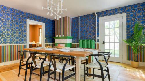 Town of Marbletown House | Relax in Style at Historic Modern on Main with Modern Amenities Wooded Views