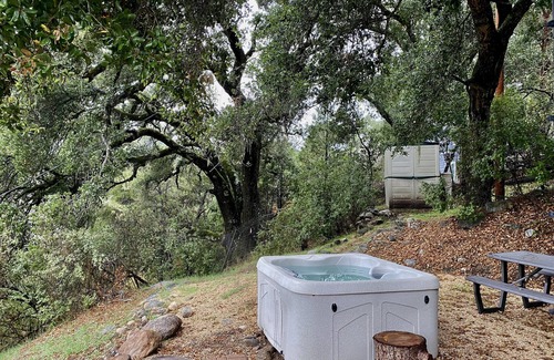 Carmel Valley House | Relax to the Sound of the River while you soak in a Private Hot Tub