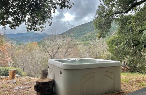 Carmel Valley House | Relax to the Sound of the River while you soak in a Private Hot Tub