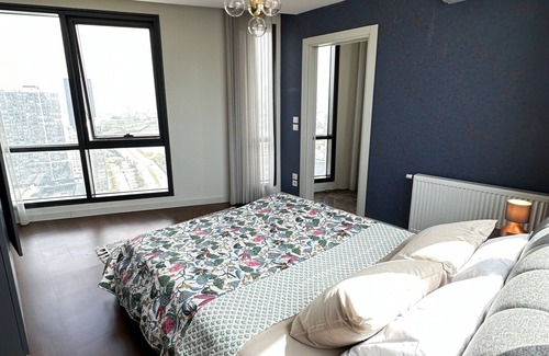 Mahmutbey Apartment | Relaxing 1BR 2BA Apt w/Free Wi-fi, AC & Washer
