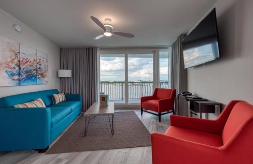 Treasure Island Hotel | Relaxing Beach Getaway! Suite w/Kitchen & Balcony | Pool, Free Parking!