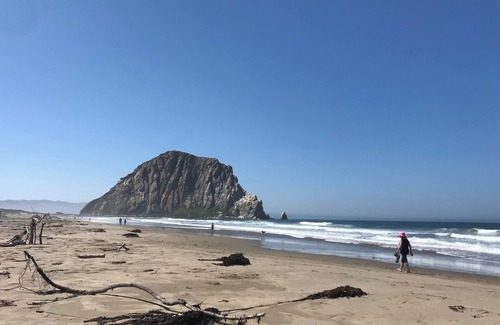 Morro Bay Apartment | Relaxing Bed and Bathroom with private entrance. Short walk to beach!