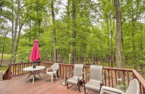 Sybertsville House | Relaxing Eagle Rock Resort Home - 1 Block to Lake!