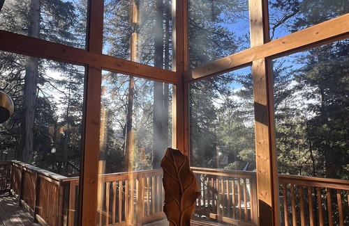 Blue Jay Cabin | Relaxing Mountain Retreat with lots of decks and EV charging +AC