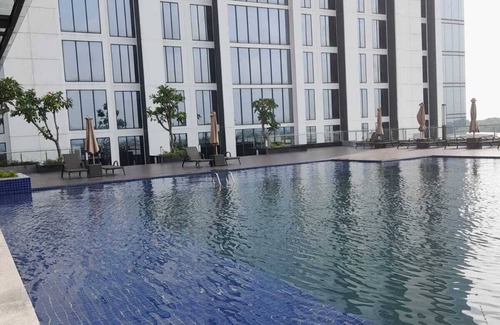 Batam Apartment | Relaxing place with sea view at Pollux Habibie A2 2502