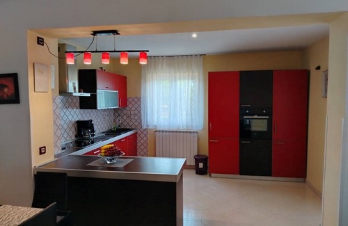 Nedescina Apartment | Relaxing rural apartment with playground and grill