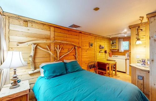 Cedaredge Cabin | Relaxing studio with marvelous mountain views