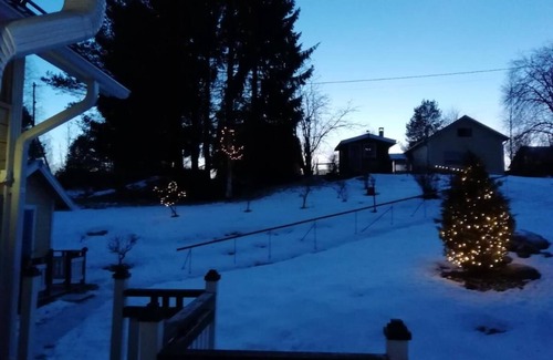 Kannus Villa | Relaxing villa with a view to the Lestijoki river. Has sauna for enjoyment!