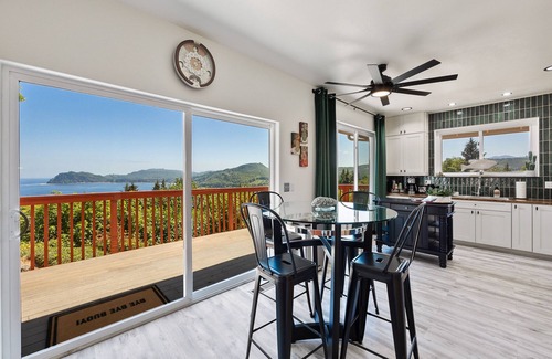 Sekiu House | Remodeled ocean view home directly above the Sekiu marina. Relaxation, renewal.