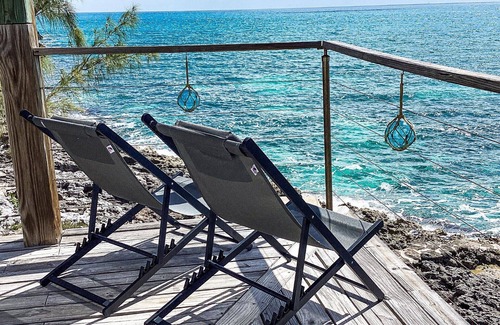 Rainbow Bay House | Remodeled Oceanfront Cottage Directly on the Warm Calm Caribbean