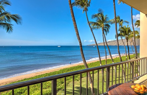 Kihei Condo | Remodeled Quiet Oceanfront Corner Unit on 3rd Floor at Sugar Beach Resort