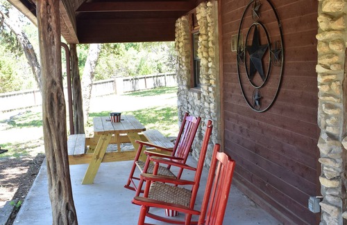 Hunt Cabin | Remote Hill Country Home at Guadalupe River Headwaters, Priv. Lake, Pet Friendly