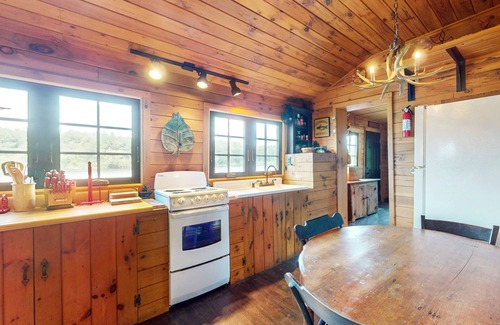 Poyntelle House | Remote lakefront cabin, dog-friendly with deck & outdoor shower