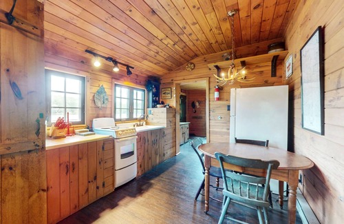 Poyntelle House | Remote lakefront cabin, dog-friendly with deck & outdoor shower
