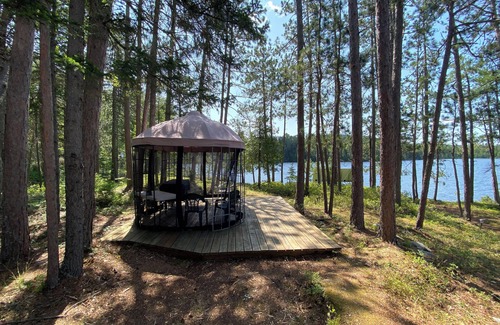 The Forks Cabin | Remote, off-grid island cabin in The Forks.