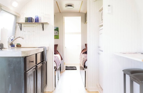 Westville RV Rental | Renovated 1971 Airstream on an 80 acre animal rescue farm in Westville IN