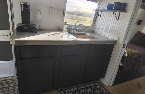 Westville RV Rental | Renovated 1971 Airstream on an 80 acre animal rescue farm in Westville IN