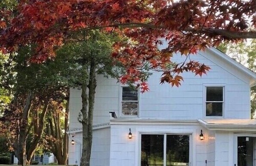 Southold House | Renovated American Farmhouse in the heart of Southold with heated saltwater pool