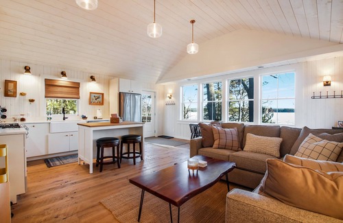 Northwoods Beach Cabin | Renovated cabin on Lac Courte Oreilles Lake - minutes from trails!