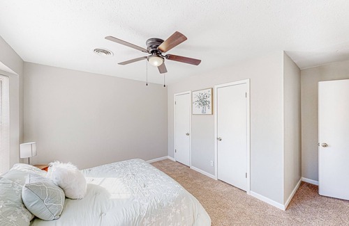 Abilene House | Renovated dog-friendly home with enclosed backyard, patio, streaming, fireplace