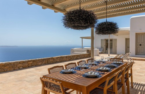 Fanari Villa | Renovated Luxury Oceanview Villa with Pool in Mykonos