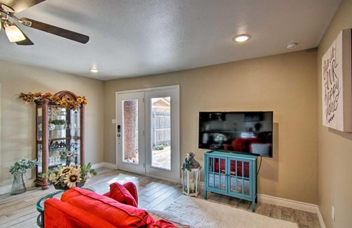 North Overton House | Renovated Modern Home with Patio, Walk to Texas Tech
